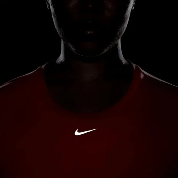 Nike Women's Dri-Fit One Luxe Tee T-Shirt Small Red Soft Breathable Recycled - Picture 4 of 16